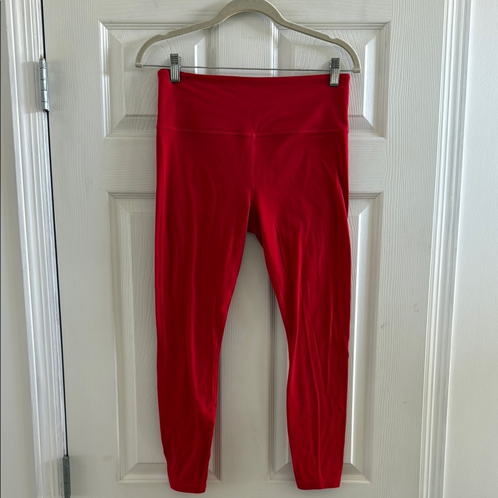 Athleta Red Leggings
